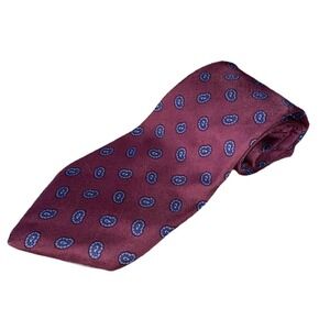 Westbury Vintage 100% Italian Silk Men's Necktie Violet & Blue Tie 56" X‎ 3.75"